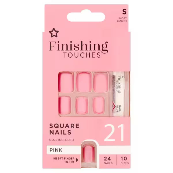 Finishing Touches Baby Pink False Nails - British product
