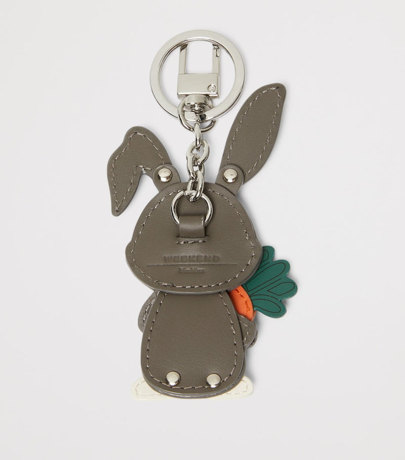 Weekend Max Mara leather bunny keyring (British brand)