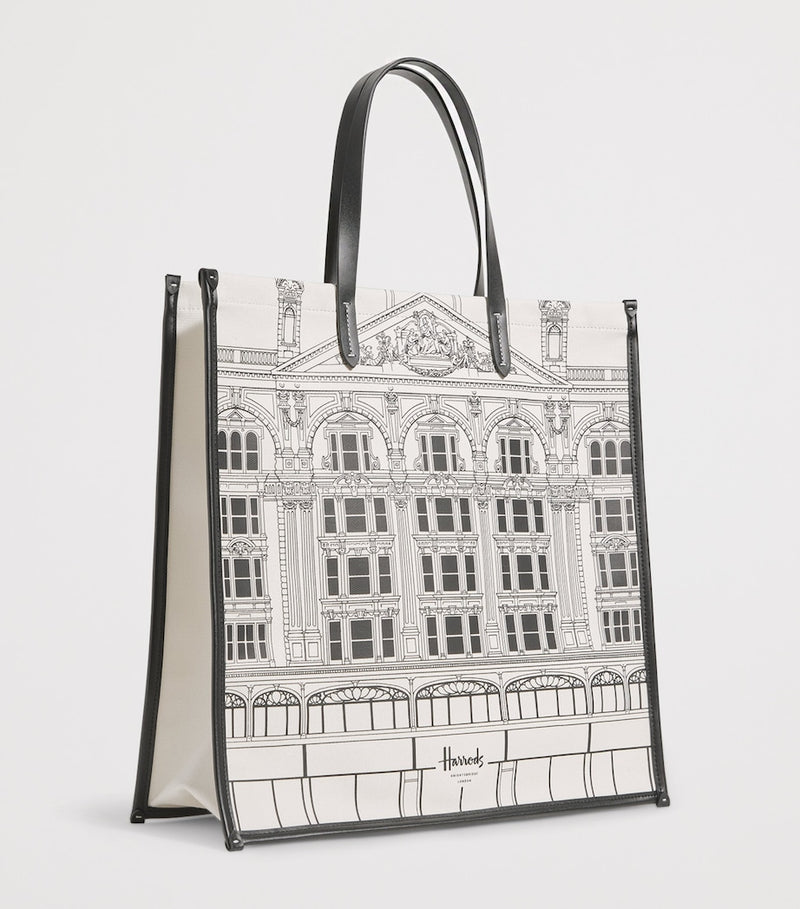Harrods Building Shopper Bag 100% cotton - British product