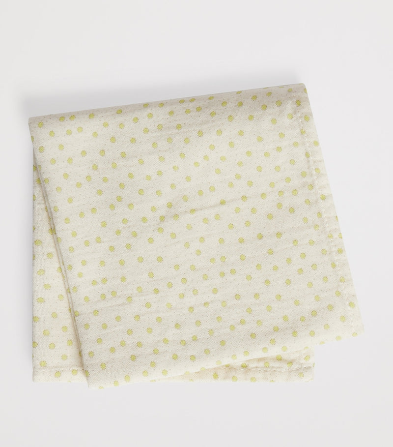 Bonpoint spot muslin cloths 2-pack soft cotton (British brand)