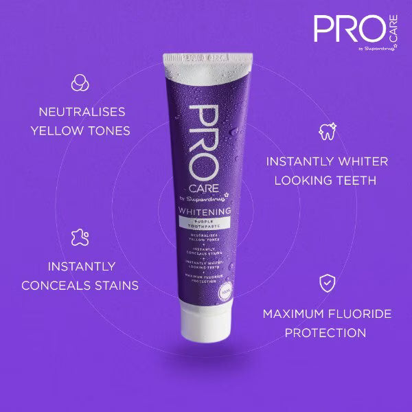 Superdrug ProCare Purple Toothpaste 75ml (British brand)