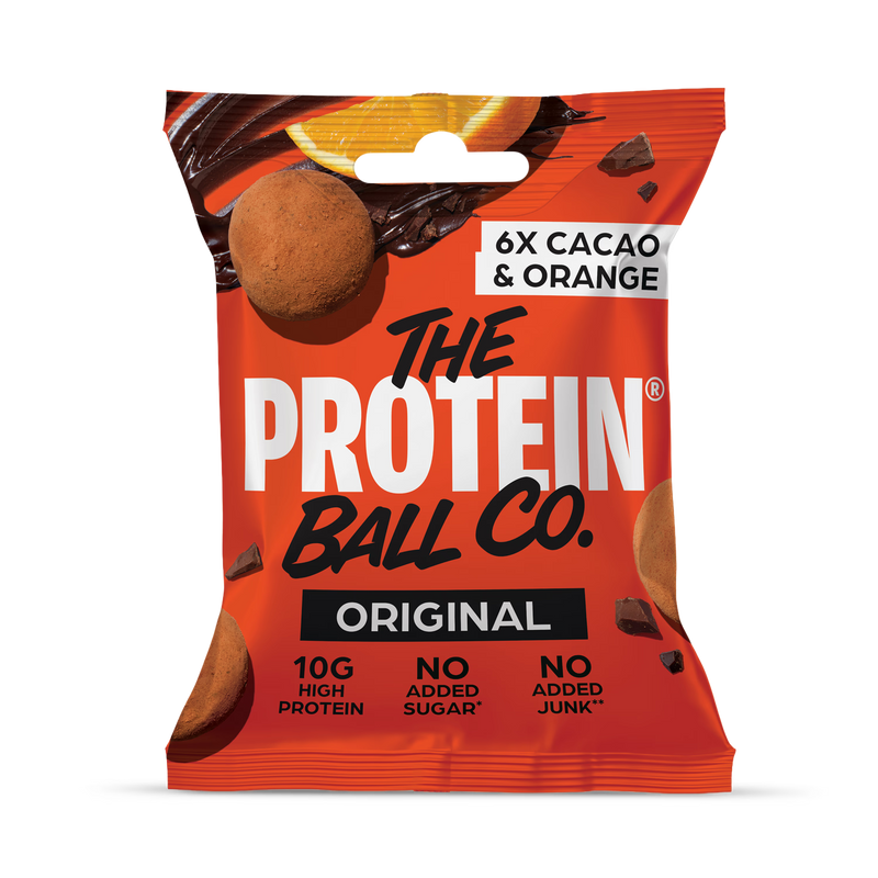 Ballsy Cacao & Orange high protein balls (British brand)
