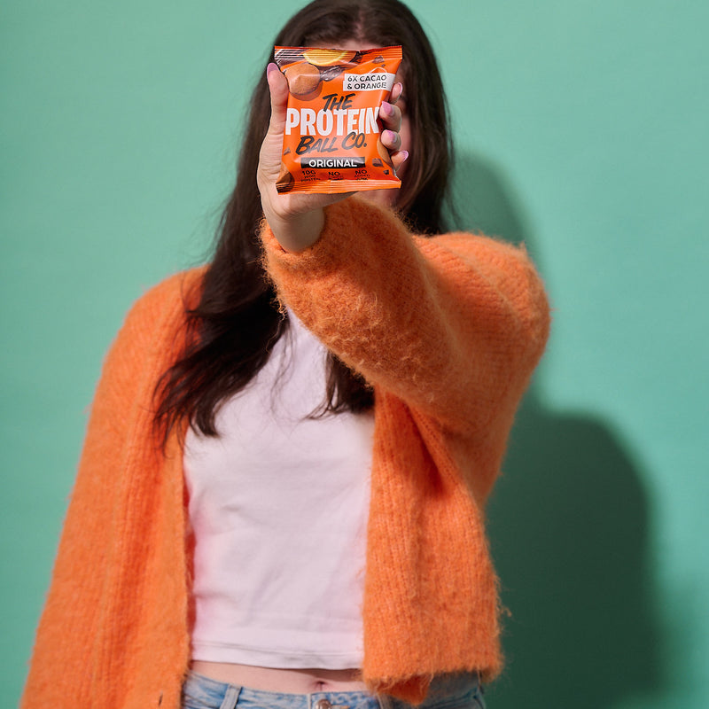 Ballsy Cacao & Orange high protein balls (British brand)