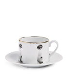 Fornasetti Tema e Variazioni teacup and saucer - British product
