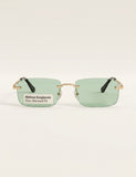 Gucci GG1221S rectangle-frame polyamide sunglasses, UK version