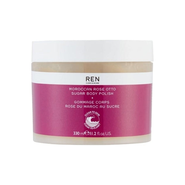 Ren Moroccan rose sugar body polish 330ml (British brand)