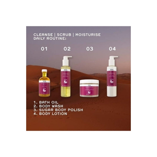 Ren Moroccan rose sugar body polish 330ml (British brand)