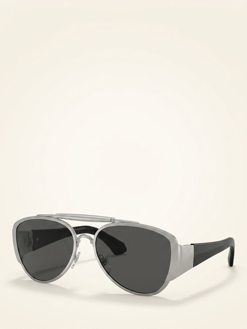 Burberry aviator sunglasses light gold/grey, UK version