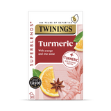 Holland & Barrett Twinings Superblends Turmeric Orange Flavour Herbal Tea 20 Bags- Buy online at McGrocer