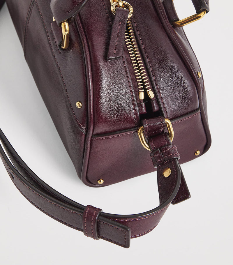 Chloé small leather bowling top-handle bag, UK version