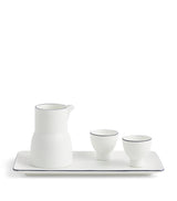 Harrods Wedgwood Fine Bone China Gio Baijiu Jug and Cups Tableware Set- Buy online at McGrocer