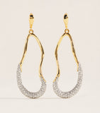 Alexis Bittar gold-plated Solanales crystal drop earrings, UK version