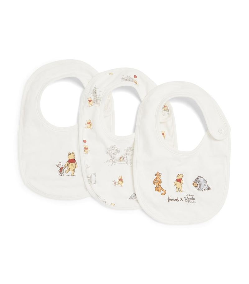 Harrods Pooh bibs set of 3 (British brand)