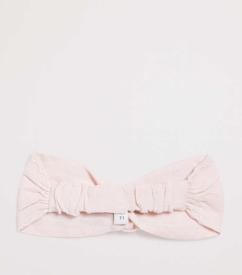 Tartine et Chocolat linen embroidered headband (British brand)