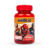 Holland & Barrett Vitabiotics Wellkid Marvel Vitamin D Omega 7-14 Years 50 Vegan Soft Jellies- Buy online at McGrocer