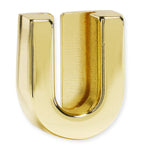 Moleskine gold-plated notebook charm with screw and screwdriver, imported from the UK