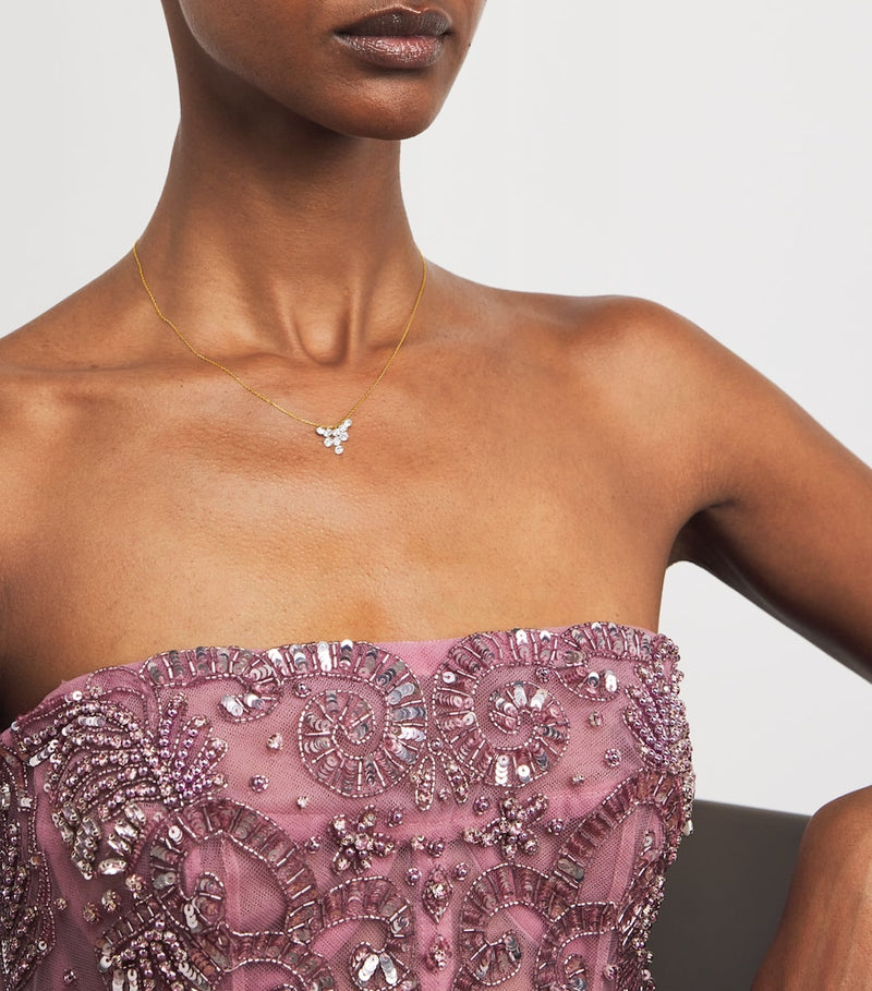 Persée Céleste triangle necklace, UK version