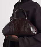 Alaïa small snakeskin top-handle purse, Italian luxury - British product