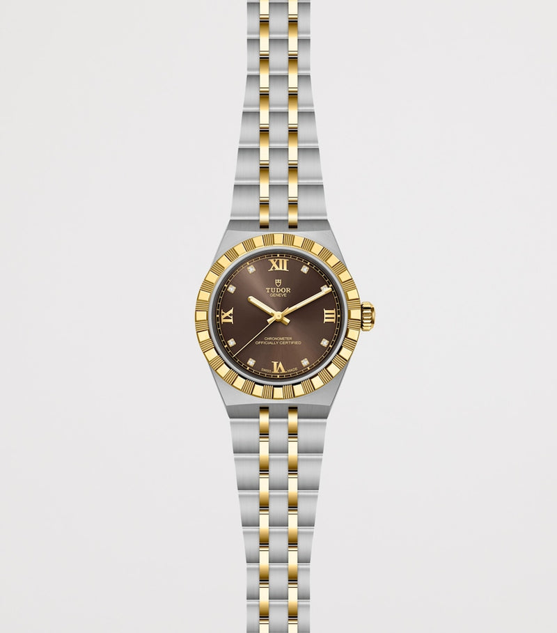 TUDOR Royal watch yellow gold diamond 30mm - British product