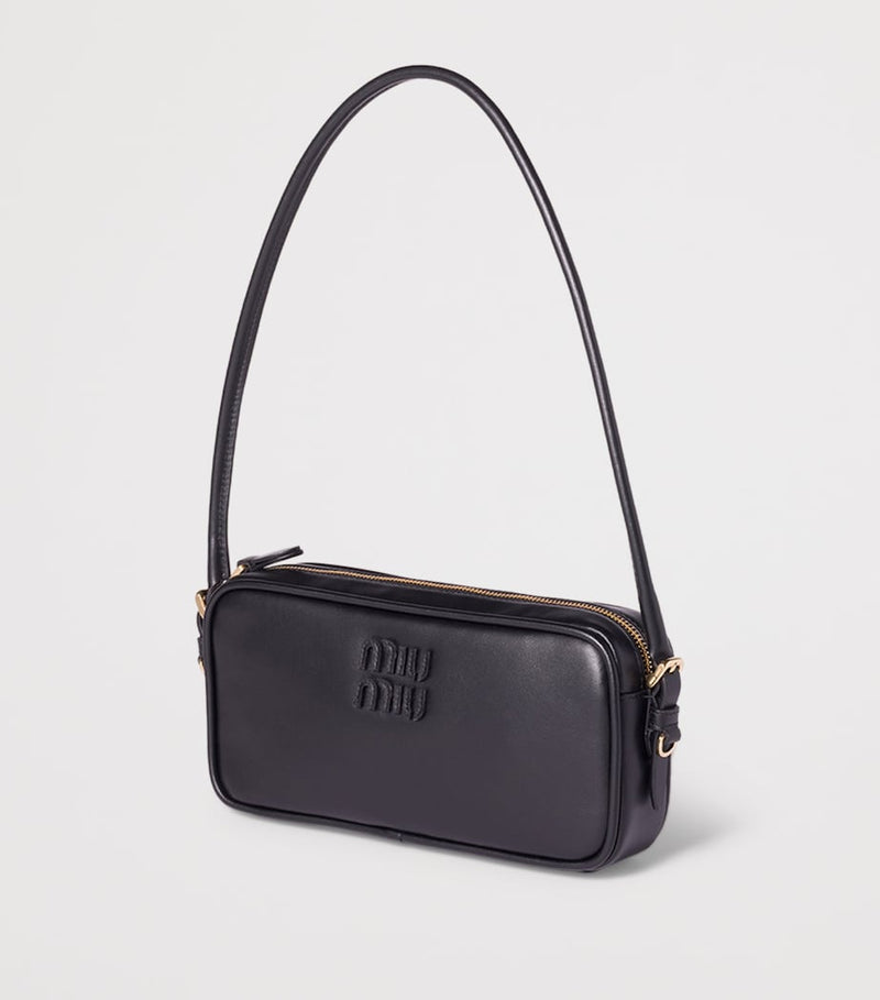 Miu Miu padded leather pouch with adjustable strap, UK version