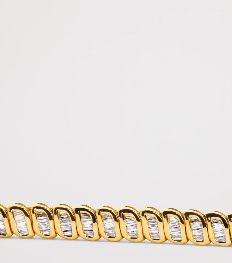 Anita Ko yellow gold diamond Zoe necklace - British product