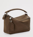 LOEWE Small Suede Featherlight Puzzle top-handle bag (British brand)