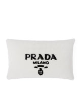 Harrods Prada Sheepskin Logo Pillow Luxury Home Pillow 50cm x 30cm- Buy online at McGrocer