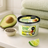 Organic Shop Shower Butter Lime Avocado 250ml, imported from the UK