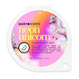 Sassy Scents Neon Unicorn Wax Melt 50g (British brand)