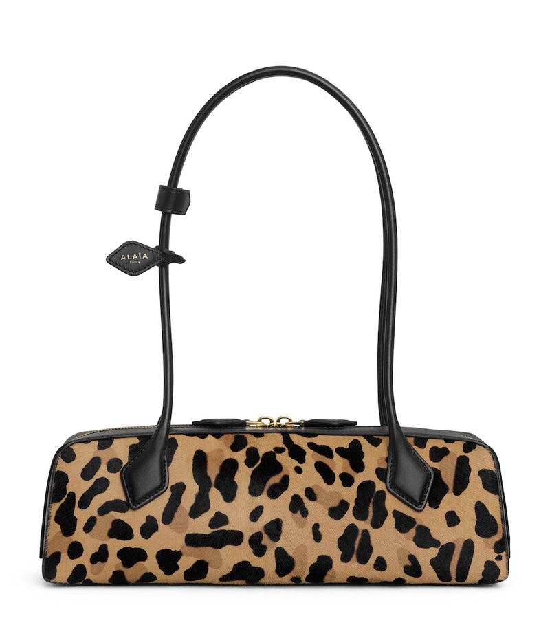 Alaïa medium leopard print Teckel shoulder bag, UK version