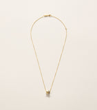 Suzanne Kalan yellow gold blue sapphire pendant necklace, imported from the UK