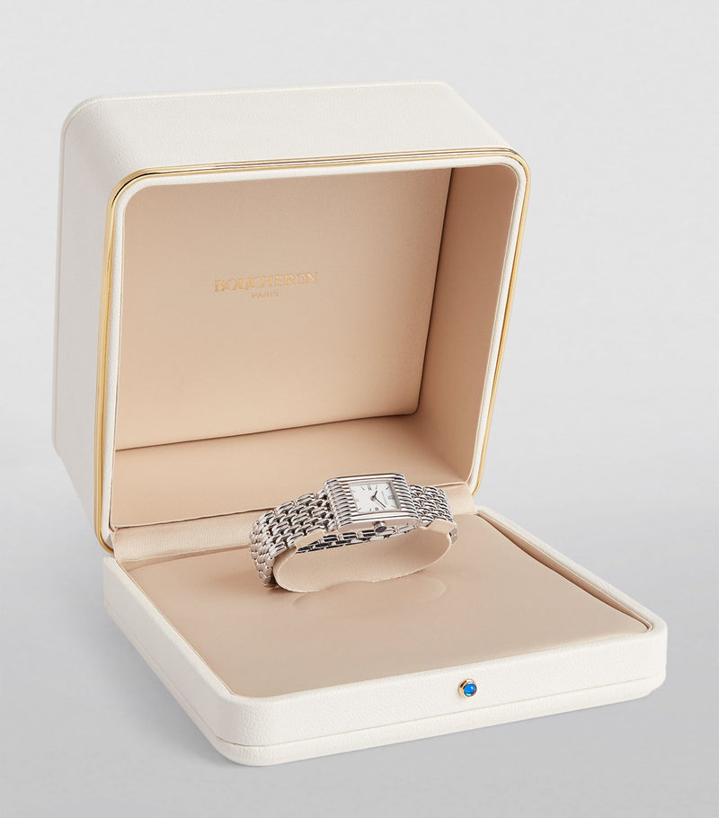 Boucheron stainless steel Reflet watch 18mm - British product