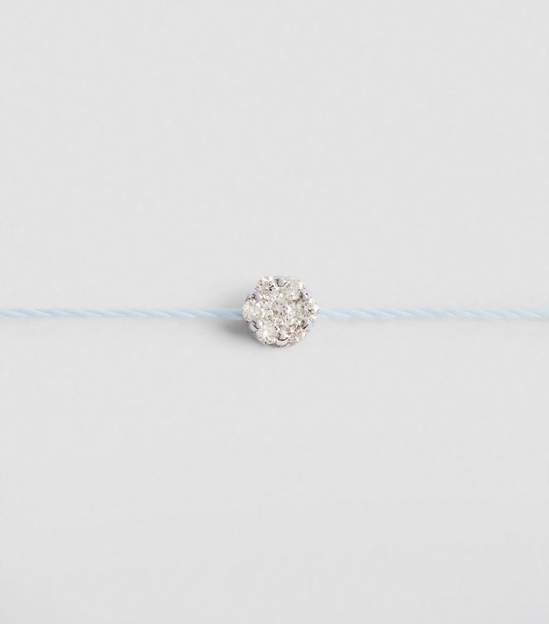 Redline white gold diamond illusion bracelet - British product