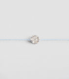 Redline white gold diamond illusion bracelet - British product