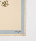Weekend Max Mara silk floral scarf 90x90cm, UK version