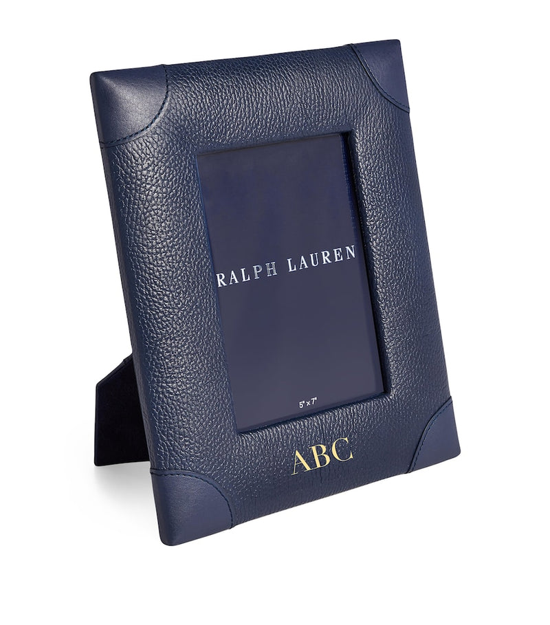 Ralph Lauren Home leather photo frame 5x7, UK version