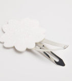 Tartine et Chocolat glitter flower hair clips set of 2 (British brand)