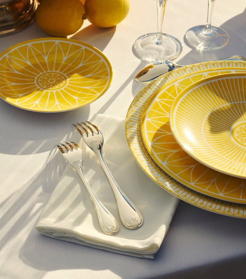 Christofle Malmaison Riviera porcelain charger plate 31cm, UK version