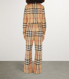 Burberry cotton check trousers - British product