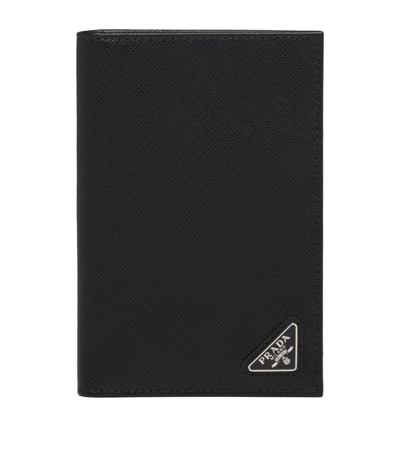 Prada Saffiano leather logo passport holder, imported from the UK