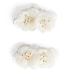 Bonpoint embellished hair clips with floral appliqués for children, UK version
