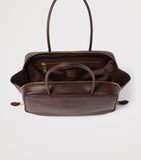 Miu Miu Beau top-handle bag in calf leather, imported from the UK