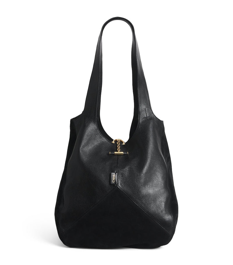 Chloé Balloon tote bag in calfskin leather (British brand)