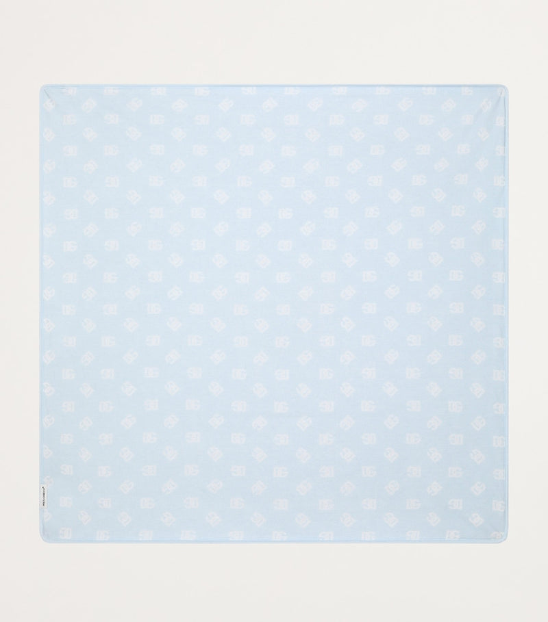 Dolce&Gabbana kids cotton blanket 72x72cm, imported from the UK