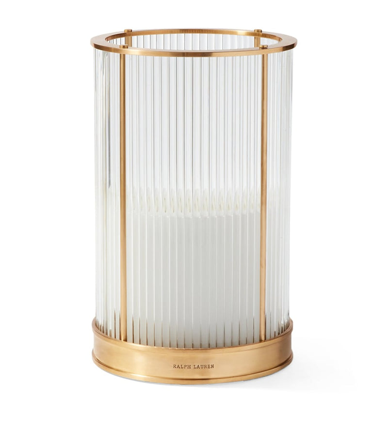 Ralph Lauren Home Medium Allen Hurricane candle holder 30.5cm, imported from the UK