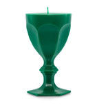 Baccarat Harcourt glass candle in sculptural wax - British product