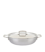 Harrods Le Creuset 3-Ply Stainless Steel Shallow Casserole Dish 30cm- Buy online at McGrocer