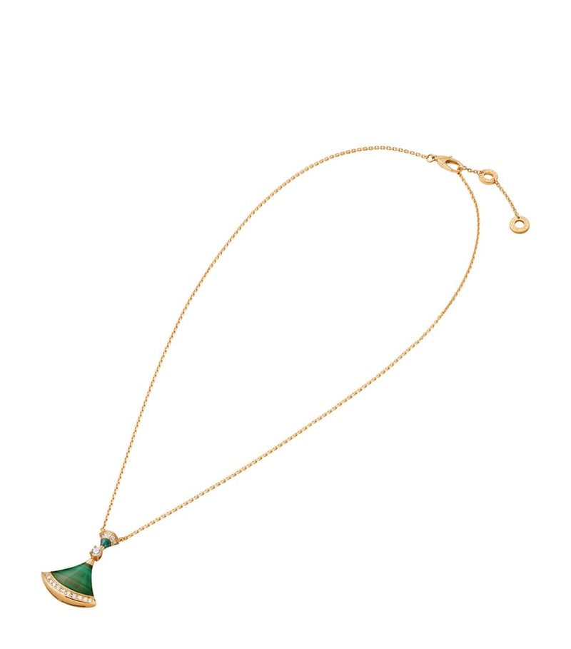 Bvlgari Divas Dream malachite diamond necklace, imported from the UK