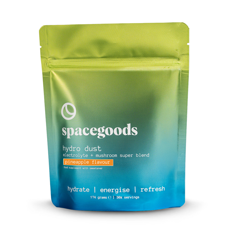 Spacegoods electrolyte powder pineapple flavour 174g (British brand)