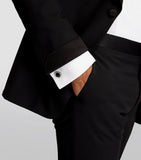 Tateossian sterling silver onyx cufflinks, UK version